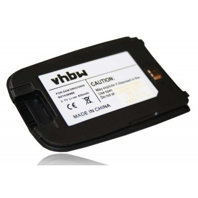 Samsung SGH-D600 kompatibilis utángyártott li-ion mobiltelefon akkumulátor - 600mAh (3.7V) külső burkolattal 