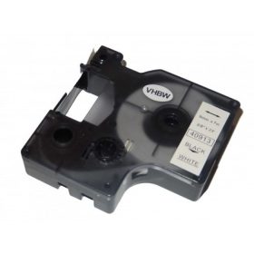   Dymo D1 40913 utángyártott feliratozógép szalag 9mm*7m fekete-fehér
