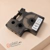 Dymo D1 40910 9mm átlátszó alapon fekete feliratozószalag