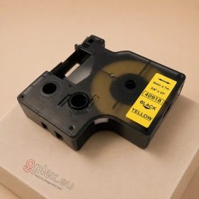 Dymo D1 fekete-sárga 40918 9mm*7m feliratozószalag kazetta