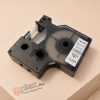 Dymo D1 40920 9mm * 7m átlátszó alapon fehér utángyártott feliratozószalag kazetta