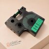 Dymo 40919 "D1" zöld alapon fekete 9mm * 7mm feliratozógép-szalag kazetta