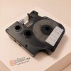 Dymo D1 45020 12mm * 7m átlátszó alapon fehér utángyártott feliratozószalag kazetta