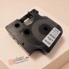 Dymo D1 45022 12mm * 7m ezüst alapon fekete nyomtatás utángyártott feliratozószalag kazetta