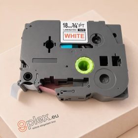   Brother TZe-242 P-Touch utángyártott feliratozószalag kazetta 18mm * 8m fehér alapon piros