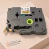 Brother TZe-851 P-Touch utángyártott feliratozószalag kazetta 24mm * 8m arany alapon fekete
