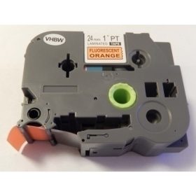   Brother TZe-B51 P-Touch utángyártott feliratozószalag kazetta 24mm * 8m fluoreszkáló narancssárga alapon fekete
