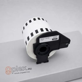  Brother DK-22205 utángyártott öntapadós fehér etikett papírszalag 62 mm széles 30.48 m hosszú 
