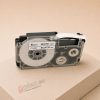 Casio XR-6WE1 utángyártott feliratozószalag kazetta fehér alapon fekete nyomtatás 6 mm * 8m