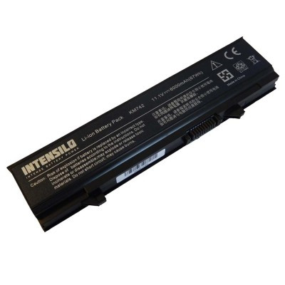 Dell KM668 Latitude E5400 E5410 E5500 E5510 utángyártott laptop akkumulátor akku - 6000mAh (10.8V) fekete
