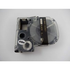   Epson LC-3BKP utángyártott feliratozószalag kazetta 9 mm * 8m fekete alapon arany nyomtatás