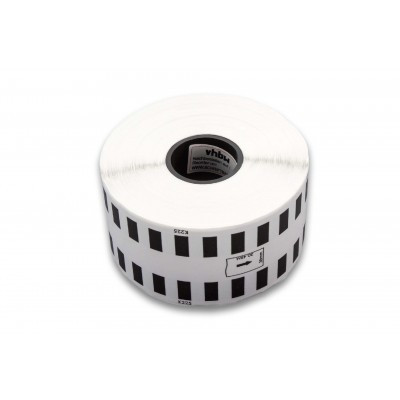 Brother DK-22225 utángyártott öntapadós fehér etikett papírszalag 38 mm széles 30.48 m hosszú 