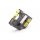 Dymo D1 18056 utángyártott 12mm * 1.5m zsugorcsöves feliratozószalag sárga alapon fekete