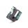 Dymo ID1 18441 12mm * 5.5m fekete-zöld utángyártott PVC vinyl címke szalag