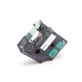   Dymo ID1 18442 zöld alapon fekete 19mm * 5m ipari nylon feliratozószalag kazetta