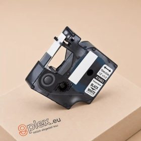   Dymo ID1 18488 12mm * 3.5m fehér alapon fekete nylon ipari feliratozószalag kazetta
