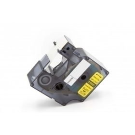   Dymo ID1 18491 19mm * 3.5m sárga alapon fekete nylon ipari feliratozógép szalag kazetta