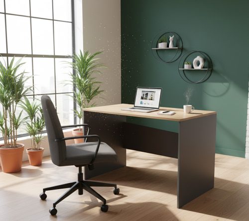 Egyszerű íróasztal (OAK&STEEL Edition)