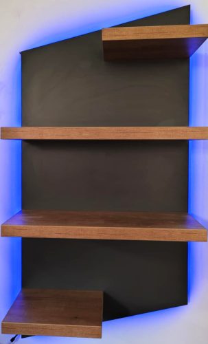 Fali panel polc (OAK&STEEL Edition)