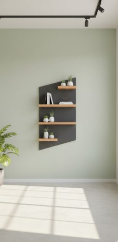 Fali panel polc (OAK&STEEL Edition)