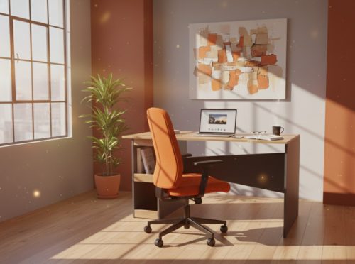 Számítógépasztal (OAK&STEEL Edition)