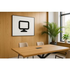 Tárgyaló asztal csillaglábbal (OAK&STEEL Edition)