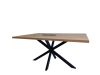 Tárgyaló asztal csillaglábbal (OAK&STEEL Edition)