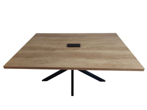 Tárgyaló asztal csillaglábbal (OAK&STEEL Edition)